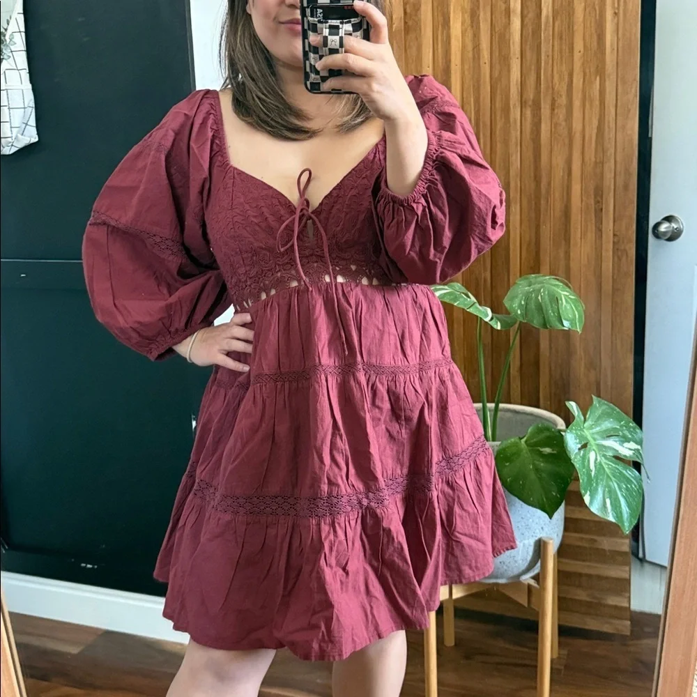 NWT FREE PEOPLE All Mine Mini Dress. Size M